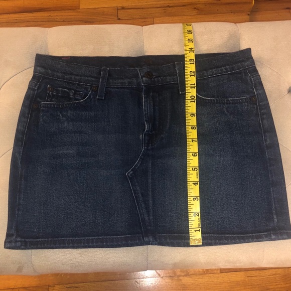 7 For all Mankind denim skirt - Picture 3 of 6